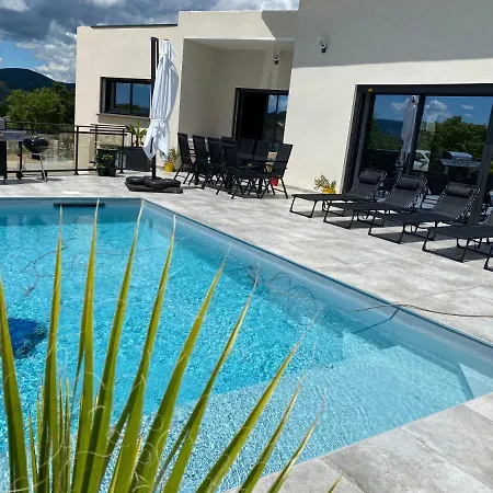 Villa Avec Vue Panoramique Sur Les Cevennes *