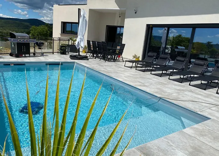 Villa Avec Vue Panoramique Sur Les Cevennes *