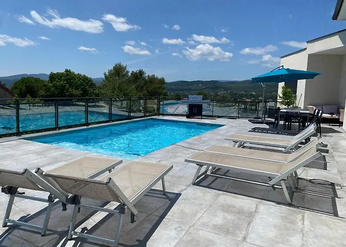 Villa Avec Vue Panoramique Sur Les Cevennes
